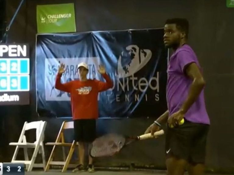 Watch Tennis match interrupted by loud sex noises