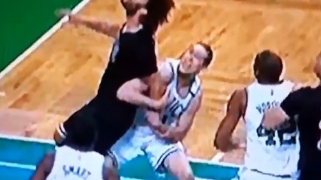 Watch: Celtics' Olynyk tries to apply another armbar
