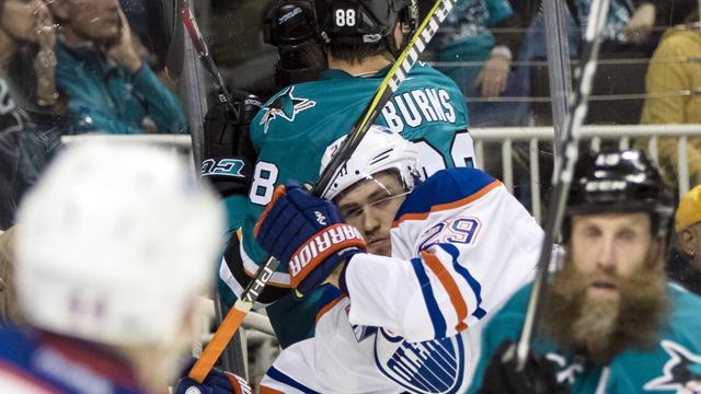 Oilers' Draisaitl gets maximum fine for spearing Sharks' Tierney