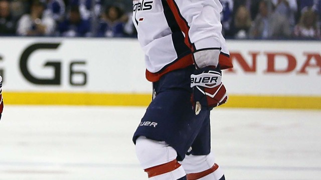 Watch: Ovechkin wires one-time slap shot past Andersen
