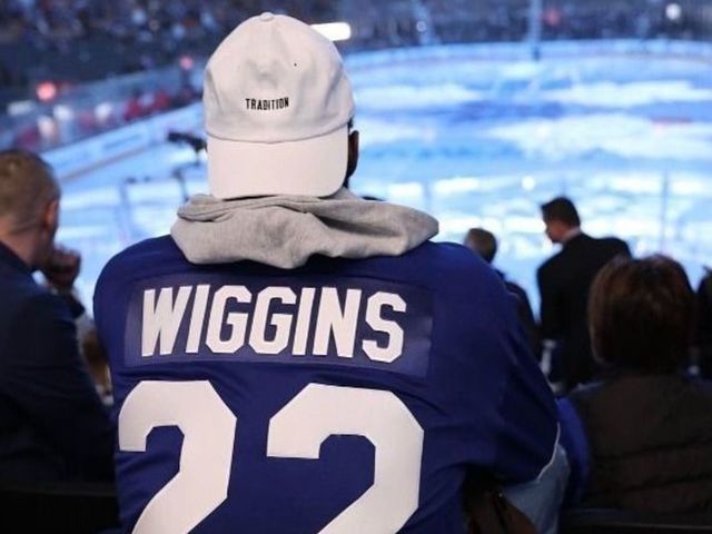 Andrew Wiggins rocks custom jersey to Game 4 of Leafs-Capitals