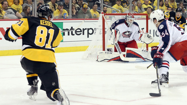 Watch: Kessel beats Bobrovsky with deadly wrist shot