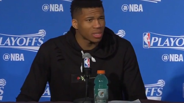 Watch: Giannis accidentally burns DeRozan with hilarious quote