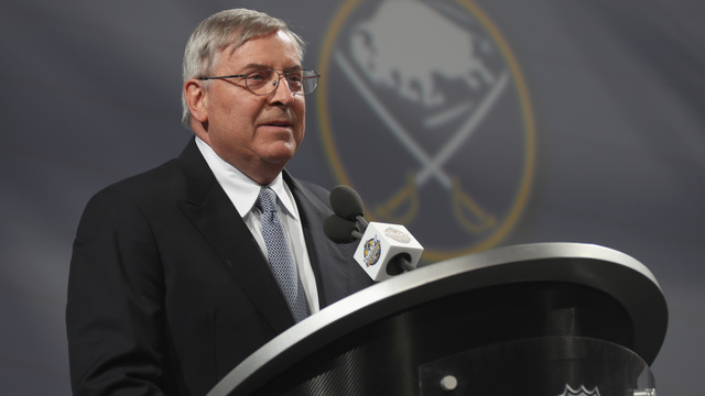 Pegula calls Eichel story 'complete fabrication,' denies talking to Lombardi