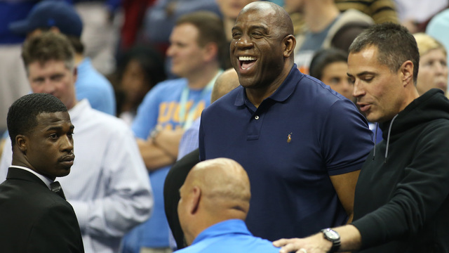 Magic: I can't ask Paul George to join Lakers, but I'll be 'wink-winking'