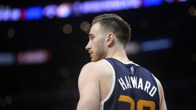 Watch: Jazz fans chant Hayward's name as he exits Game 4
