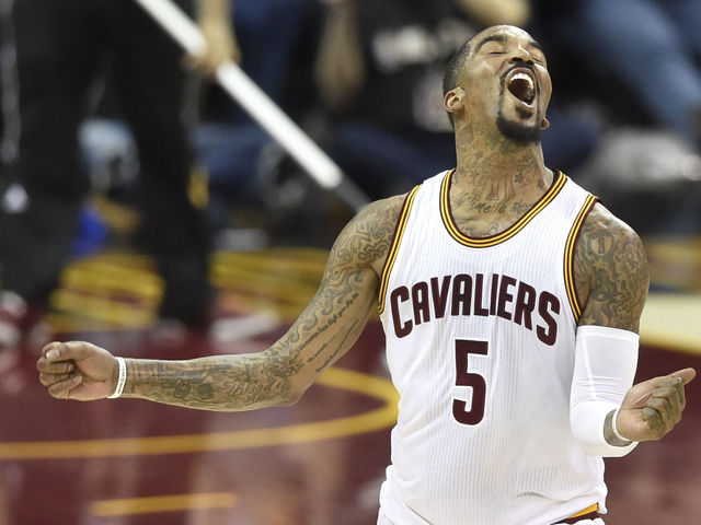 J.R. tweets, then deletes 'Cavs in 7' after Warriors take 3-0 lead
