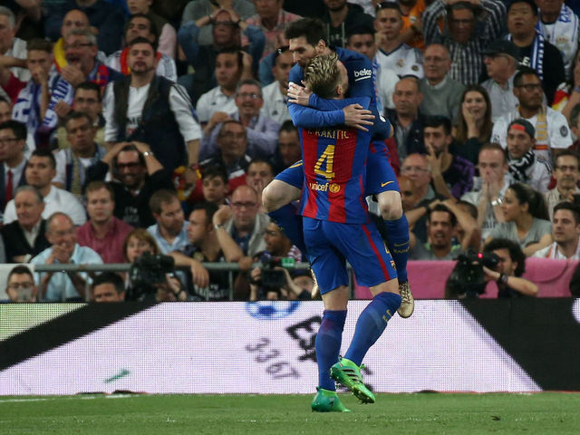 Watch: Rakitic curls home unstoppable shot as Navas finally beaten