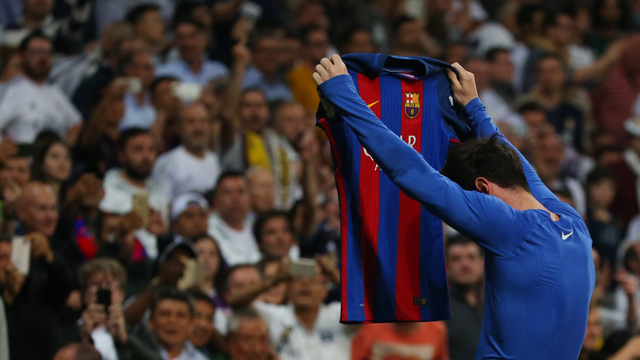 Look: Messi trolls Madrid fans with epic celebration of last-gasp winner