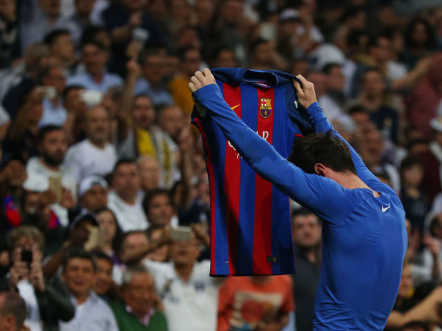Look: Messi trolls Madrid fans with epic celebration of last-gasp winner