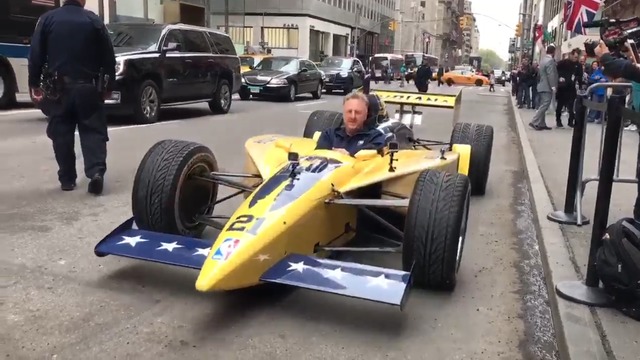 Watch: Pacers send Bird to NBA office in Indy car to submit 2021 ASG bid