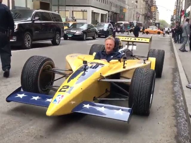 Watch: Pacers send Bird to NBA office in Indy car to submit 2021 ASG bid