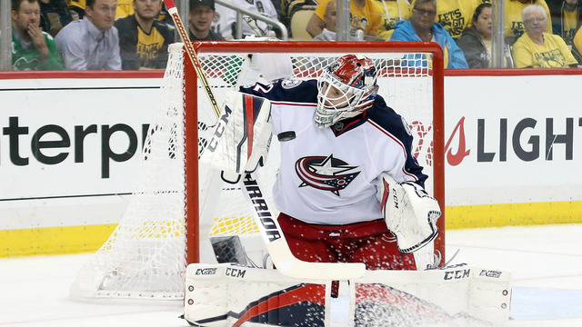 Jackets GM '100 percent confident' Bobrovsky will be better in playoffs