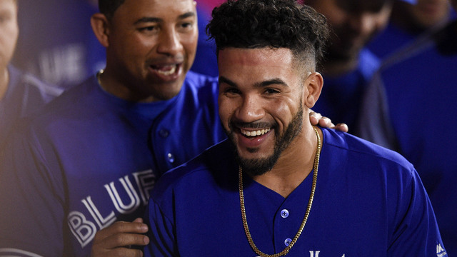 Pujols encouraged scuffling Travis before Blue Jays-Angels series