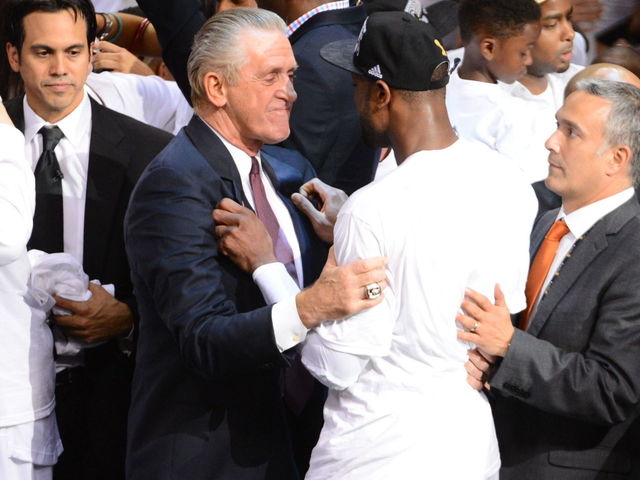 Riley regrets Wade's exit, max deal for Bosh