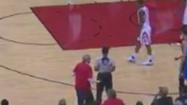 Watch: Rockets owner stalks sideline, gives ref an earful during live ball