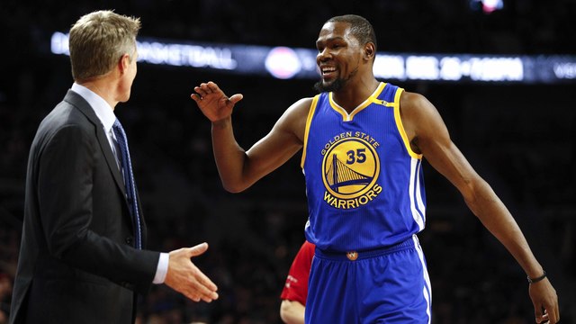 Durant tells Kerr to focus on health, not basketball