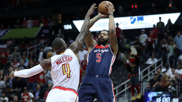 Marcus Morris takes parting shot at Hawks' Millsap for brother Markieff