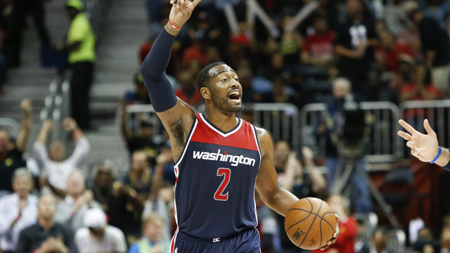 Watch: Wall caps off Wizards' 20-3 run with step-back jumper in Thomas' grill