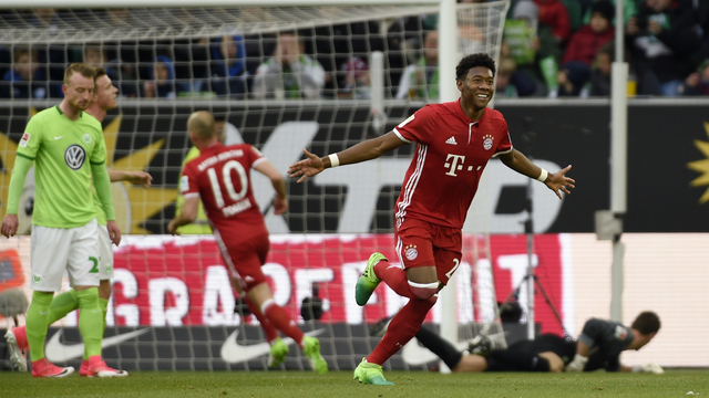 Watch: Alaba's beautiful free-kick helps Bayern clinch league crown