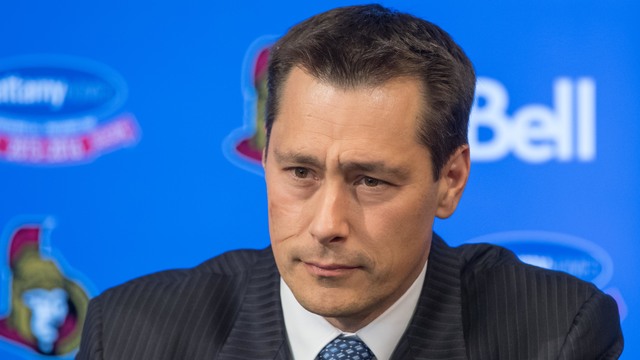 Boucher jokes it won't be a chess match if Rangers put checker on Pageau