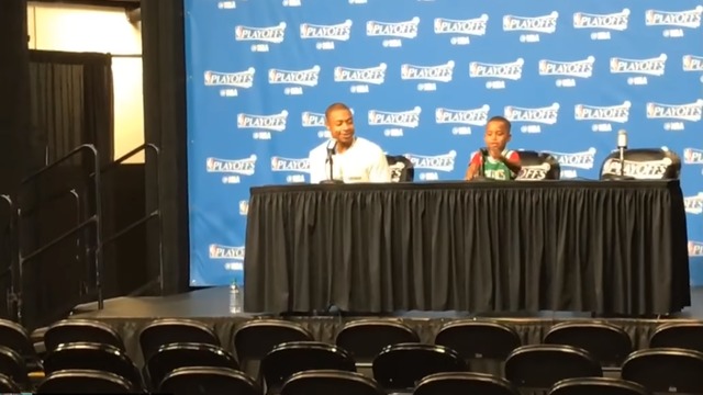 Watch: Isaiah's son says 'fast shoes' key to stopping Wall