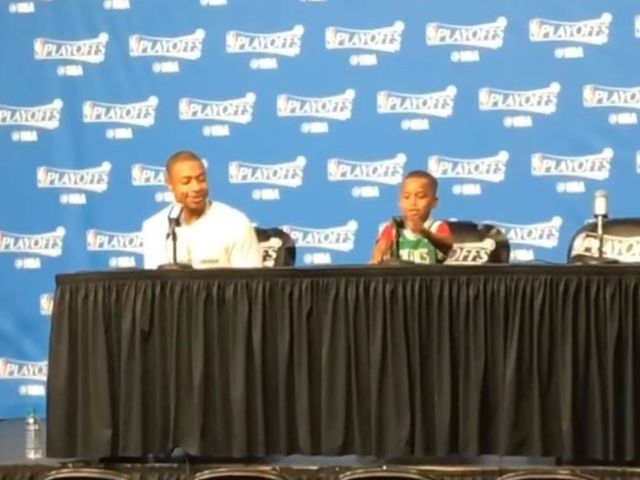 Watch: Isaiah's son says 'fast shoes' key to stopping Wall