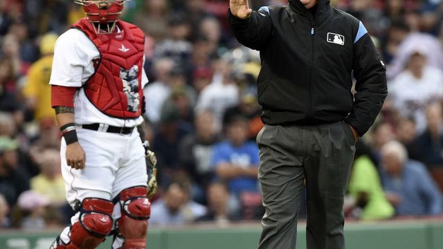 Watch: Benches warned after Sale throws behind Machado