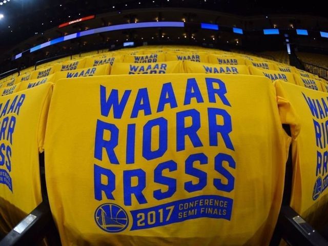 Twitter roasts Warriors over giveaway shirts for 'We Believe' night