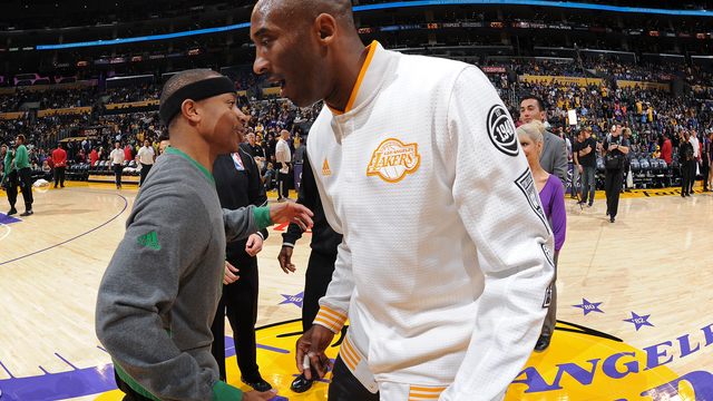 Watch: Isaiah says he's been getting tips from Kobe