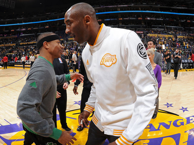Watch: Isaiah says he's been getting tips from Kobe