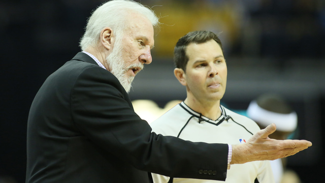 Watch: Pop yells 'WTF' after Harden draws bogus foul