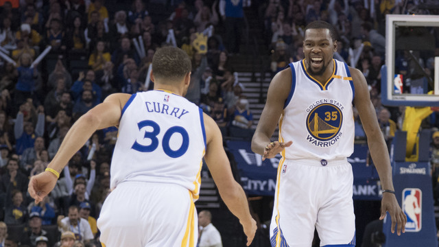 Curry admits to 'always chasing' Durant's numbers their freshman year