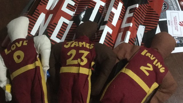 Look: Raptors fan makes voodoo dolls of Cavs' Big 3