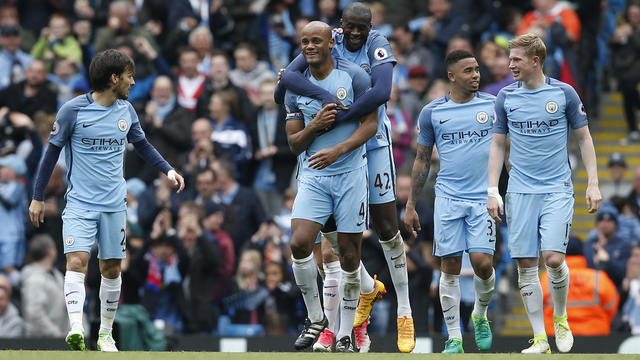 Watch: Kompany channels inner striker in Palace thrashing