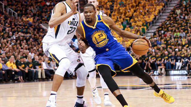 Watch: Durant gets flagrant-1, technical after dust-up with Gobert