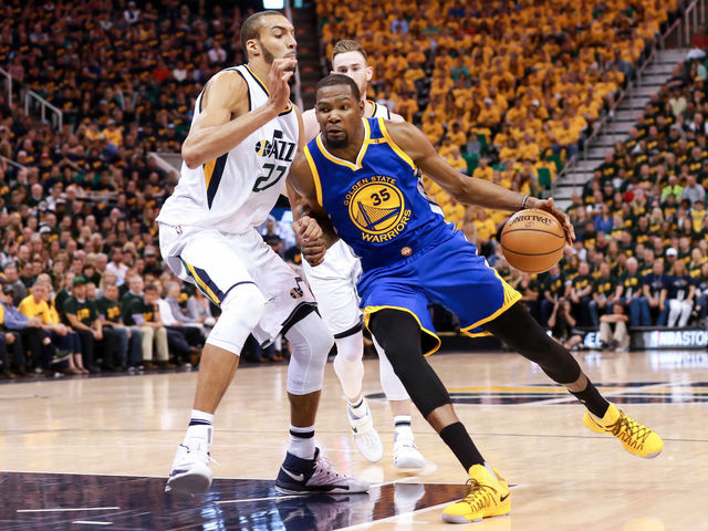 Watch: Durant gets flagrant-1, technical after dust-up with Gobert