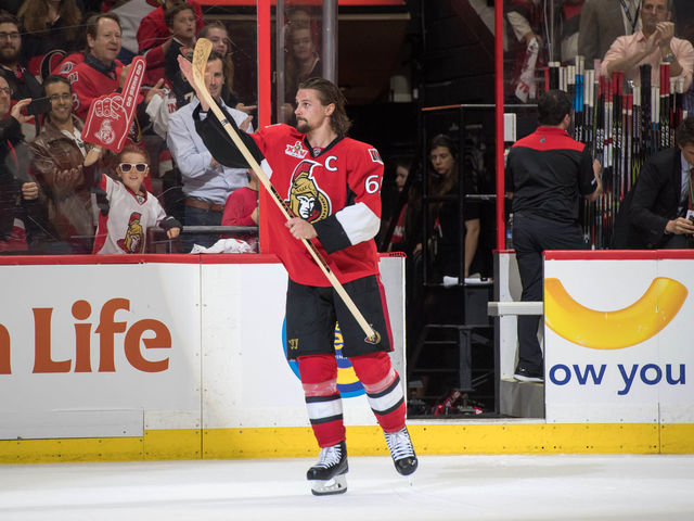 Karlsson sets Senators playoff record for assists, points by defenseman
