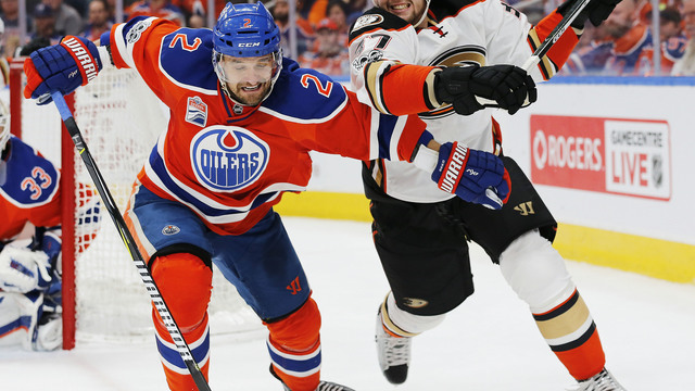Oilers' Sekera out remainder of series