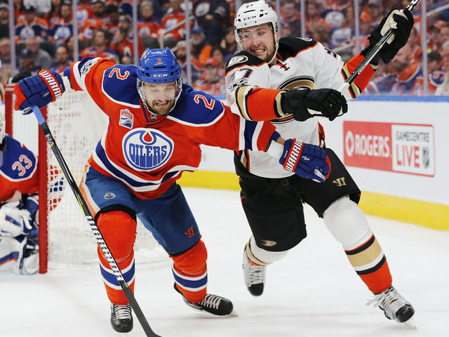 Oilers' Sekera out remainder of series