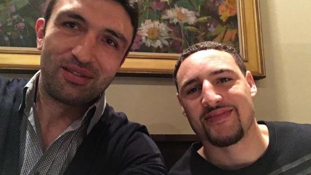 Look: Warriors' Pachulia boasts about outscoring Klay in 'historical night'