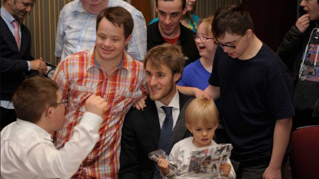 Turris dined with special needs kids after scoring OT winner