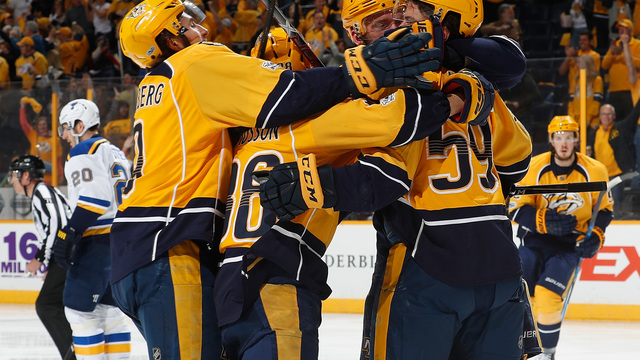 Predators eliminate Blues, advance to conference final for 1st time