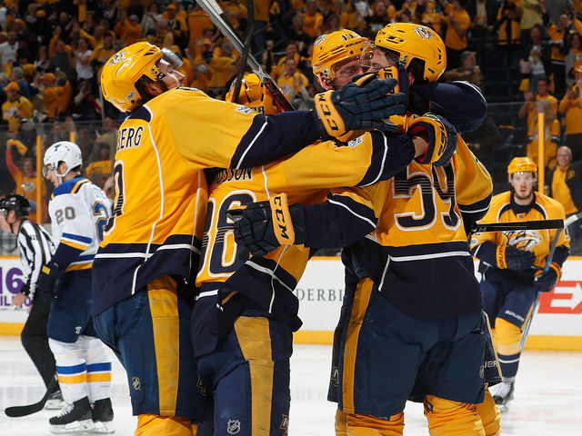 Predators eliminate Blues, advance to conference final for 1st time