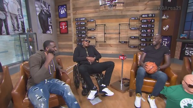 Watch: Doc Rivers gives Pierce wheelchair as retirement gift