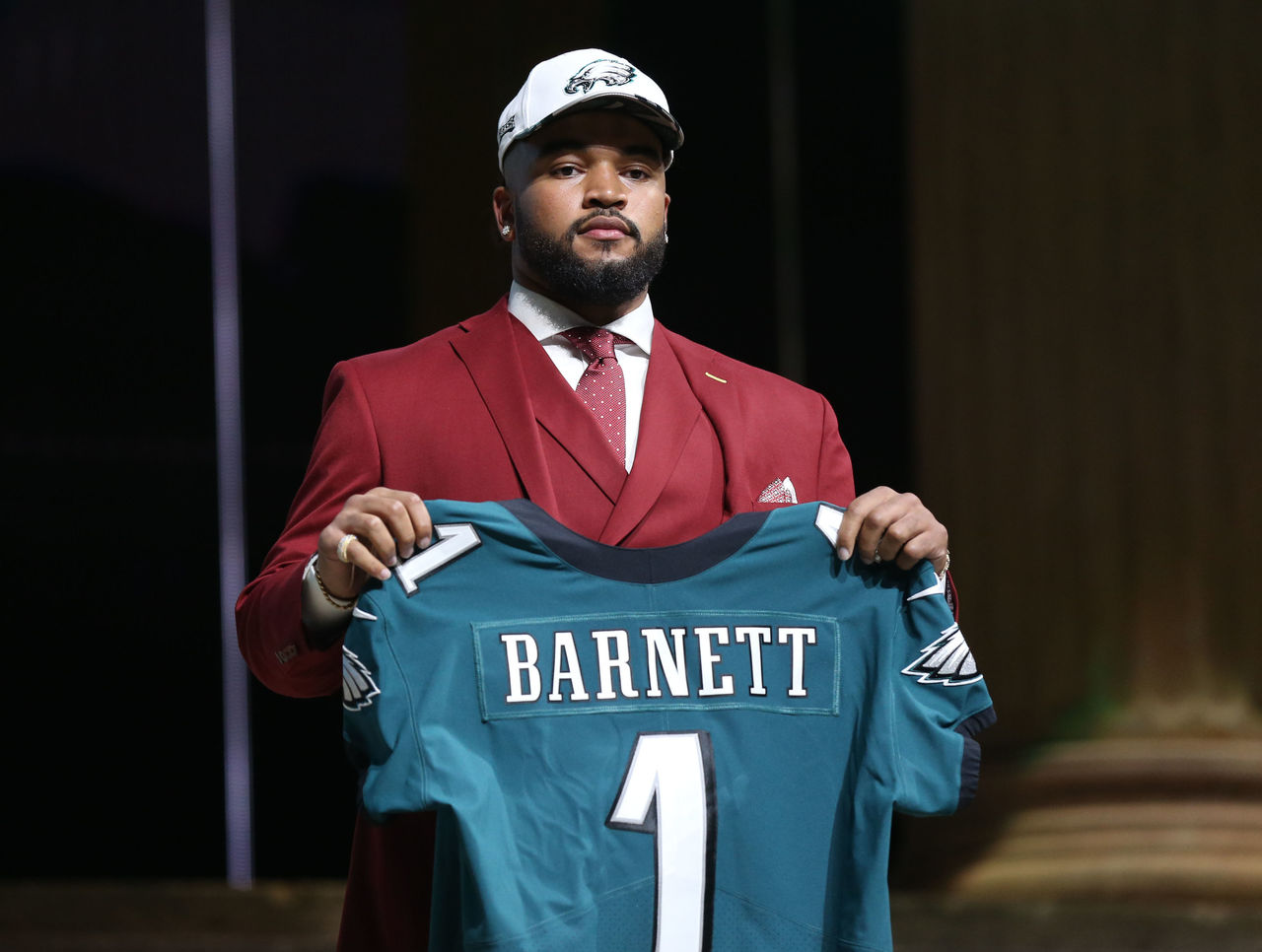 Eagles' selection of Barnett was like real-life 'Draft Day' scene