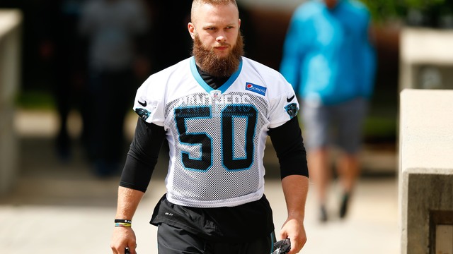 Watch: Panthers' Boulware receives cooler full of free Lunchables