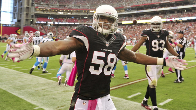 Cardinals release Daryl Washington after reinstatement from 2014 ban