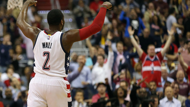 Wall claims he's 'the best 2-way point guard' in NBA