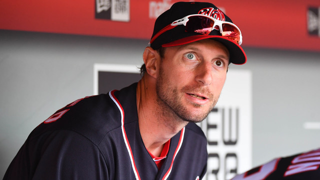 Watch: Scherzer stars in PSA alongside dog with same eye condition